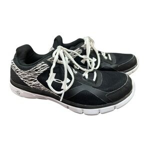 Under Armour Women’s Athletic Shoes Size 8.5 Black White Running Training Sneake